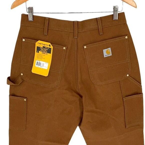 Carhartt Duck Double Knee Helmets To Hardhats Work Pants Loose Fit Mens 32x30 NW - Picture 6 of 9